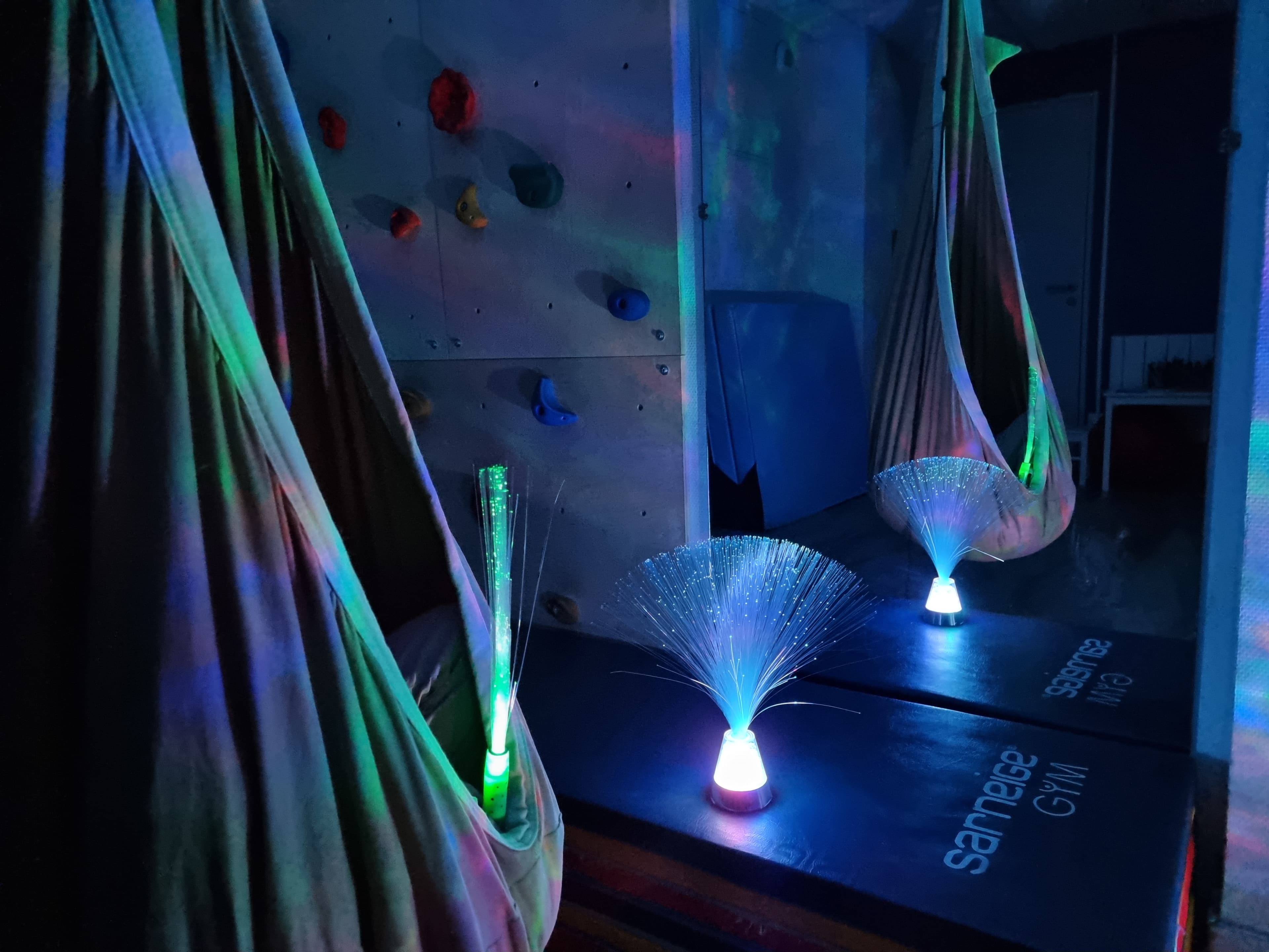 Hamac et lumières