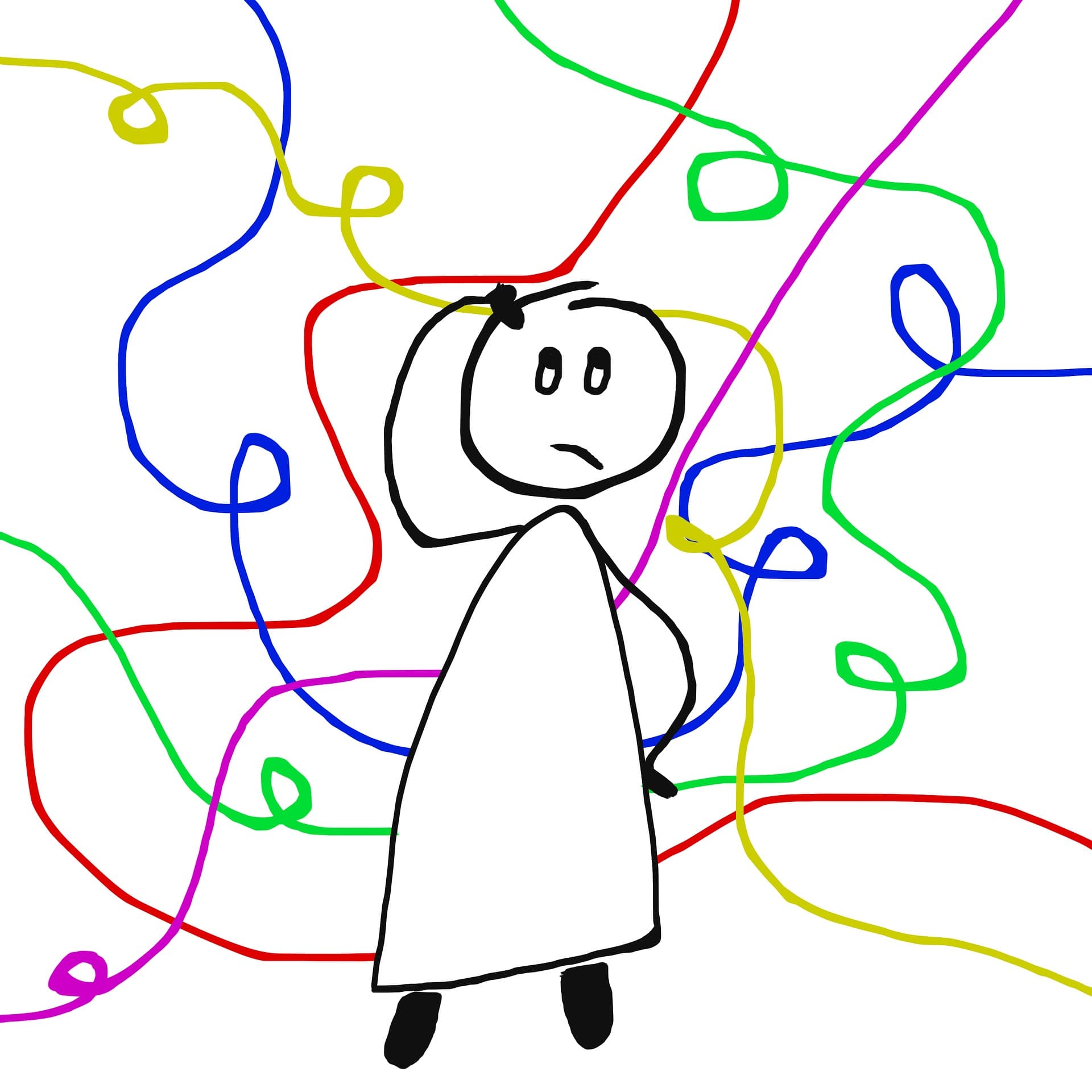 Bonhomme perplexe